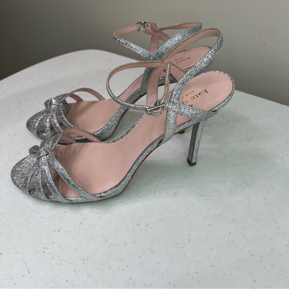 Kate Spade Florence Strappy Glitter Heeled Sandal - Picture 5 of 10